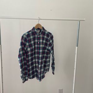 J crew plaid flannel shirt